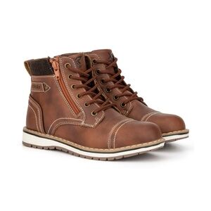 NWOT Xray Footwear Brown Lace Up Finley Boot Toddler Boys Size 10.5